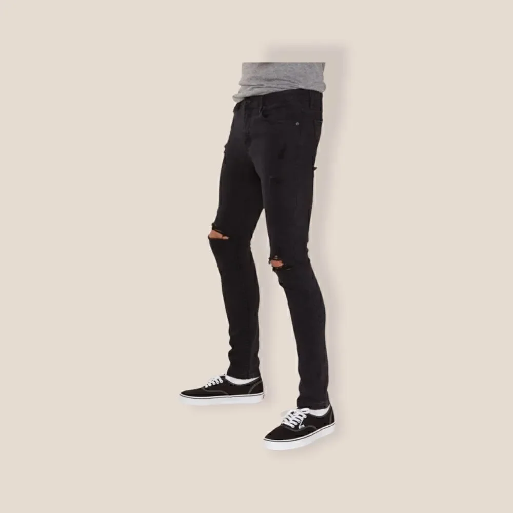 The People Vs. 1990 Destroyed Jeans Black Sz 32 NWT